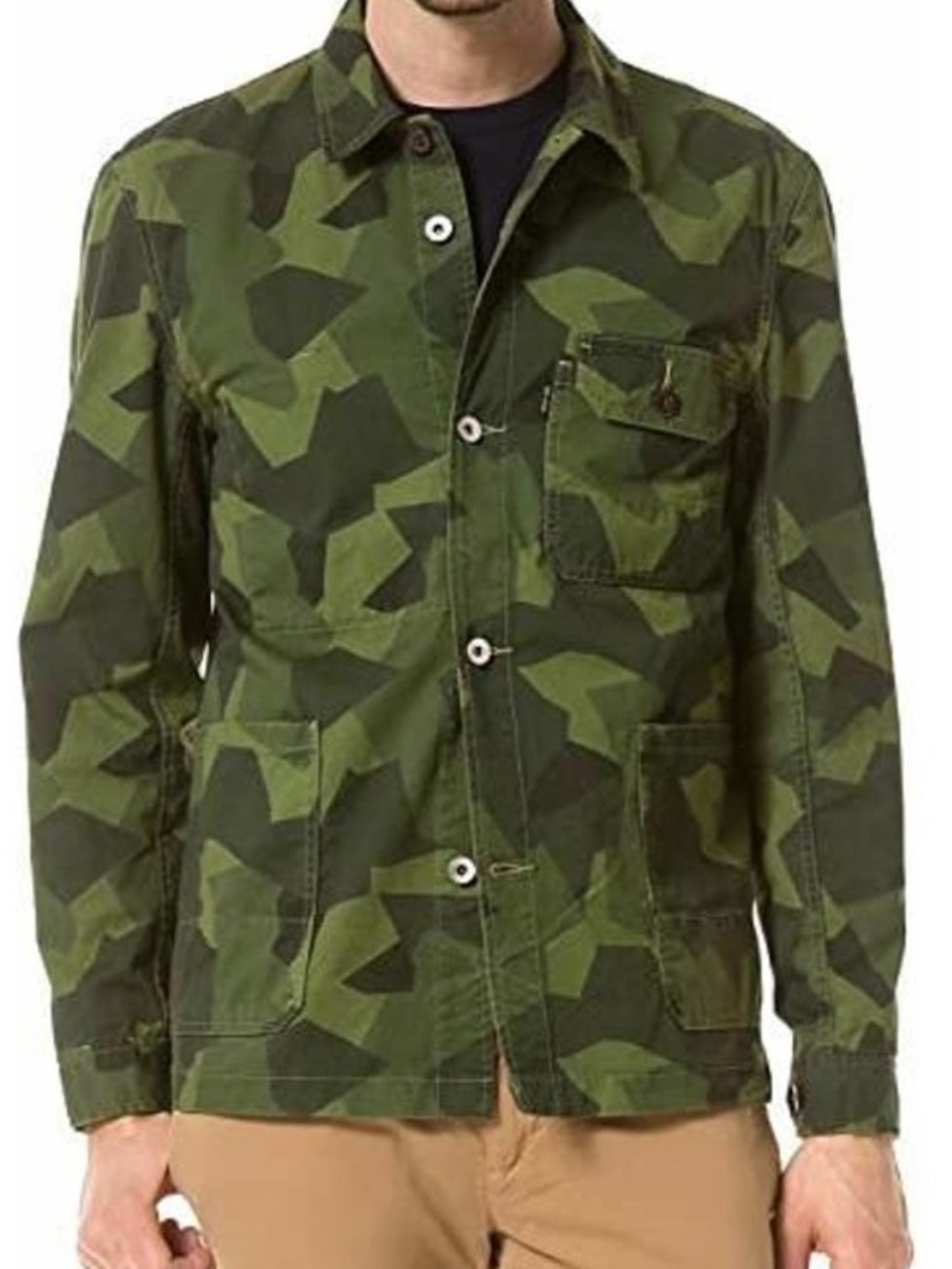 Jack Spade - Buckner chore jacket - Swedish Abstract Camo - Sz M - Rare find